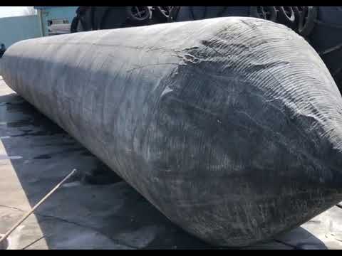 গুণ Black Marine Rubber Airbag Safety Effective Green Environmental Protection কারখানা