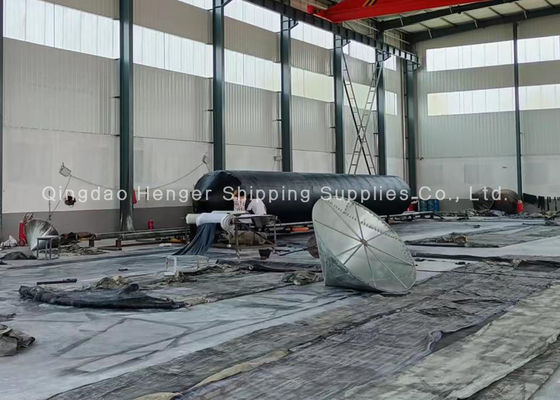 গুণ জাহাজ চালু করার জন্য ভারী শুল্ক রাবার এয়ারব্যাগ কাস্টমাইজযোগ্য আকারের সামুদ্রিক এয়ারব্যাগ কারখানা