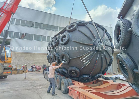 গুণ জাহাজ থেকে জাহাজে এবং জাহাজ থেকে বন্দরে আইএসও ১7357 ভাসমান কাঠামোর জন্য 50kpa এবং 80kpa ইয়োকোহামা নেট টাইপ নিউমেটিক রাবার ফেন্ডার কারখানা