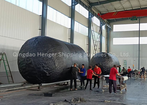গুণ Yokohama Type Inflatable Rubber Fender 50kpa for Ship Docking কারখানা