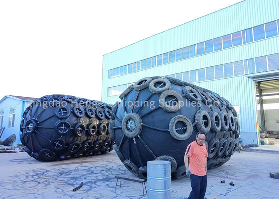 গুণ Yokohama Type Inflatable Rubber Fender 50kpa for Ship Docking কারখানা