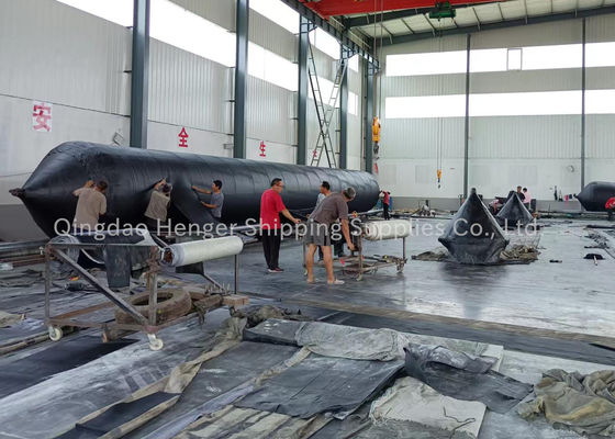 গুণ BV Certified Marine Rubber Airbag and Pneumatic Rubber Fender with 4-25m Length and 6-8 Years Useful Life কারখানা