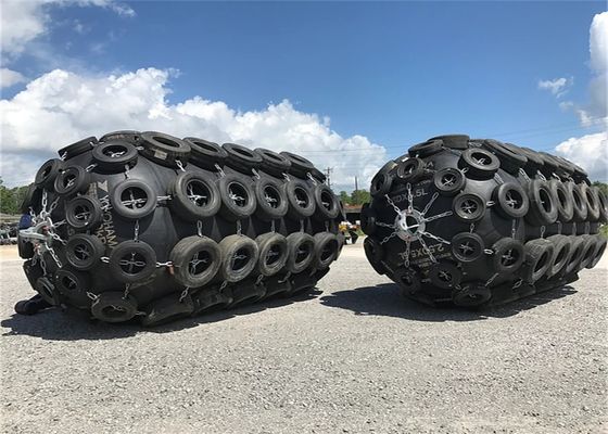 গুণ কালো পেনুমেটিক রাবার ফেন্ডার ISO সার্টিফিকেট 50Kpa কারখানা