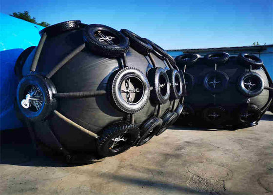 গুণ টায়ার নেট সহ রাবার বায়ুসংক্রান্ত মেরিন ফেন্ডার ডক ডিফেন্স বোট ফেন্ডার কারখানা