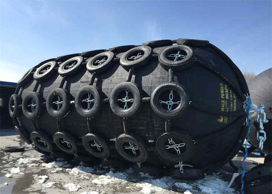 গুণ চেইন টায়ার নেট সহ ভাসমান বায়ুসংক্রান্ত ইয়োকোহামা ফেন্ডার 50Kpa কারখানা