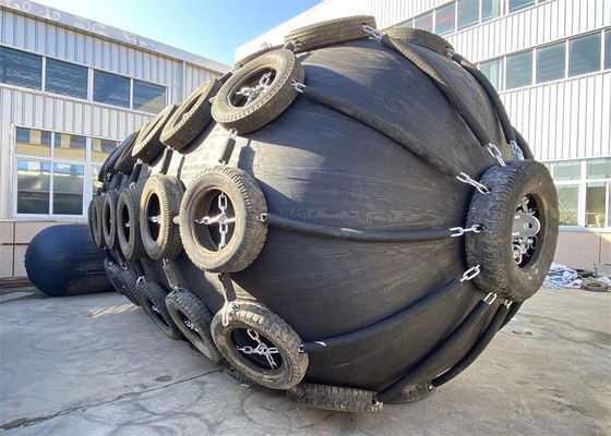 গুণ সামুদ্রিক ইয়োকোহামা প্রকারের বায়ুসংক্রান্ত রাবার ফ্লোটিং ফ্যান্ডার আইএসও 17357 কারখানা