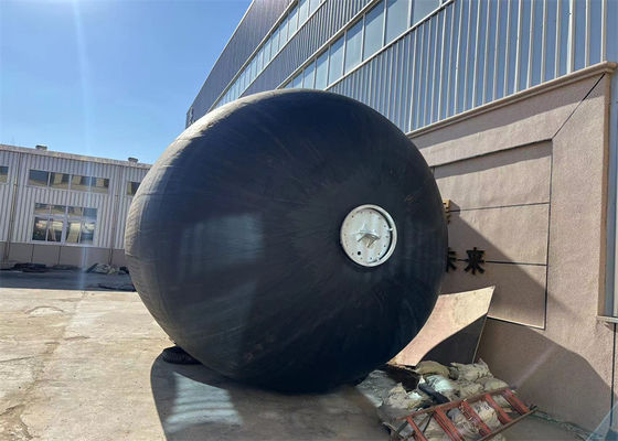 গুণ চাপের পরিস্থিতিতে রাবার নিউম্যাটিক মেরিন ফেন্ডার কালো ধূসর সিলিন্ডার সুরক্ষা কারখানা