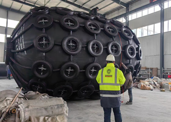 গুণ বায়ুসংক্রান্ত সামুদ্রিক ফ্যান্টার ইয়োকোহামা চেইন নেট সহ ইনফ্ল্যাটেবল প্রাকৃতিক রাবার ফ্যান্টার কারখানা