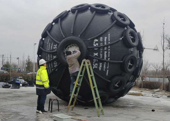 গুণ সামুদ্রিক রাবার ভাসমান বড় আকারের ডক জাহাজের বায়ুসংক্রান্ত ফেন্ডার কারখানা