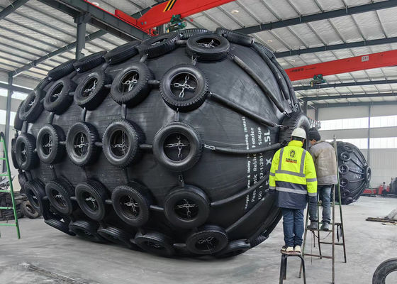 গুণ বায়ুসংক্রান্ত সামুদ্রিক ফ্যান্টার ইয়োকোহামা চেইন নেট সহ ইনফ্ল্যাটেবল প্রাকৃতিক রাবার ফ্যান্টার কারখানা