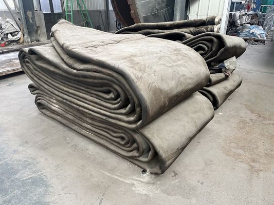 গুণ আইএসও সার্টিফাইড কাস্টমাইজড সামুদ্রিক প্রাকৃতিক রাবার জাহাজ লঞ্চিং এয়ারব্যাগ কারখানা