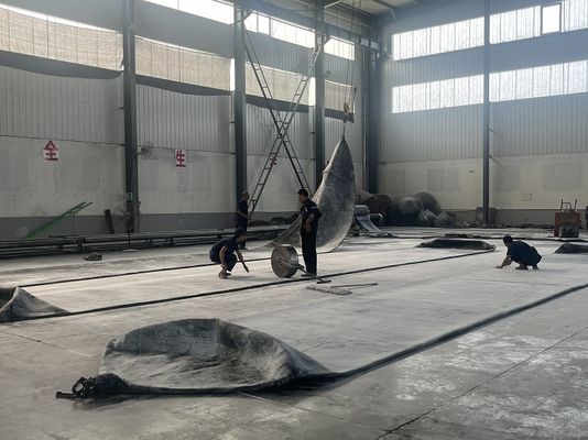 গুণ সামুদ্রিক ইনফ্ল্যাটেবল এয়ারব্যাগ 500 কেজি উদ্ধার ভারী এয়ার লিফটিং ব্যাগ কারখানা