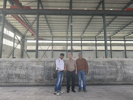 গুণ জাহাজ উদ্ধার এবং উত্তোলন ব্যাগের জন্য কাস্টমাইজড মেরিন রাবার এয়ারব্যাগ কারখানা