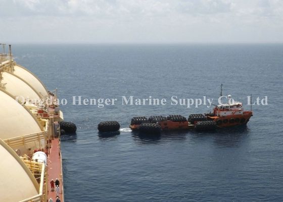 গুণ চেইন নেট দিয়ে কাস্টমাইজড সাইজের সামুদ্রিক রাবার ফেন্ডার জারা প্রতিরোধী কারখানা