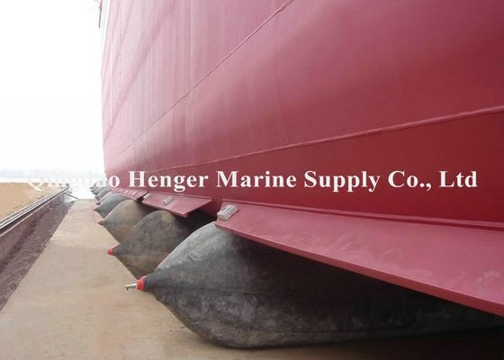 গুণ ISO 14409 Certified Marine Rubber Airbag with 80kpa Working Pressure and Natural Rubber Material কারখানা