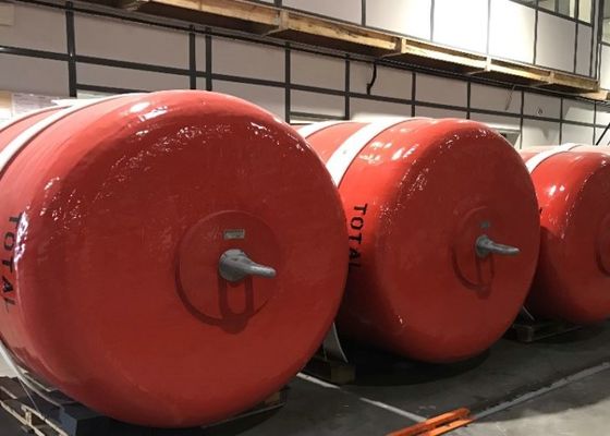 গুণ দ্রুত রিলিজ বায়ু হুক্স সঙ্গে অ্যাঙ্কর দুল লাল এবং হলুদ বড় মুরিং বয়া কারখানা