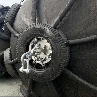 গুণ ISO 17357 Certified Natural Rubber Pneumatic Fender with 50Kpa Working Pressure for Marine Safety কারখানা