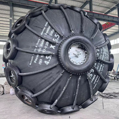গুণ Initial Internal Pressure 80kpa Marine Fendre Net Type Ideal for Marine Vessel Impact Absorption and Dock Safety Systems কারখানা