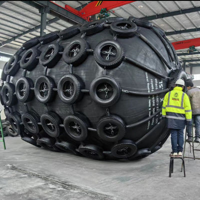 গুণ 50Kpa / 80Kpa নিউম্যাটিক রাবার ফেন্ডার ইয়োকোহামা টাইপ কারখানা