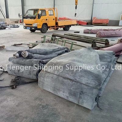 গুণ সামুদ্রিক ইনফ্ল্যাটেবল এয়ারব্যাগ 500 কেজি উদ্ধার ভারী এয়ার লিফটিং ব্যাগ কারখানা