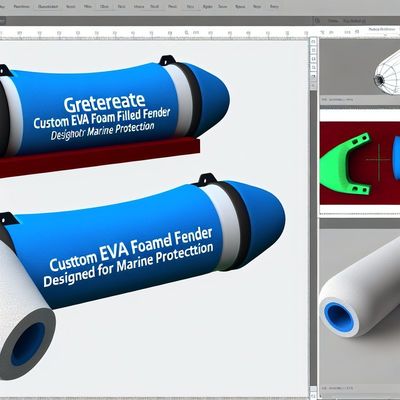 গুণ সামুদ্রিক সুরক্ষার জন্য কাস্টম ইভিএ ফোম ভরা ফেন্ডার কারখানা