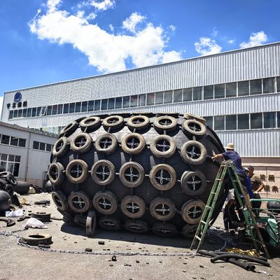 গুণ সামুদ্রিক নিরাপত্তা এবং জাহাজের বোরিং জন্য বায়ুসংক্রান্ত রাবার Fender কারখানা