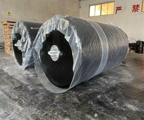 গুণ Custom Manufacturing Foam Filled Fender with ISO17357 Standard and 0.5-4.8m Diameter for Marine Applications কারখানা