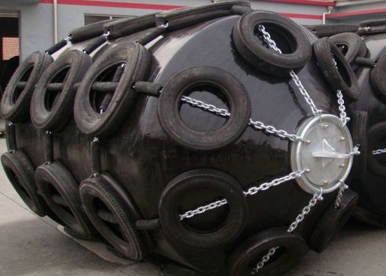 গুণ High Density Foam Core Foam Filled Fender with High Energy Absorption Capacity and Positive Buoyancy for Marine Protection কারখানা