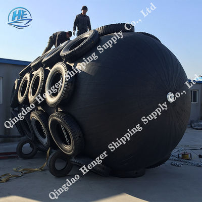 গুণ 50KPa / 80Kpa আইএসও 17357 মেরিন রাবার ফেন্ডার যোকোহামা শিপ বুয় ফেন্ডার কারখানা