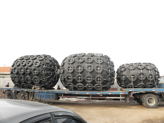 গুণ 50KPa / 80Kpa আইএসও 17357 শংসাপত্রযুক্ত বায়ুসংক্রান্ত রাবার ফেন্ডারগুলি যোকোহামার প্রকার কারখানা