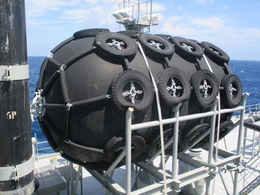 গুণ জাহাজ এবং ডকের জন্য 50kpa 80Kpa বায়ুসংক্রান্ত রাবার ফেন্ডার কারখানা