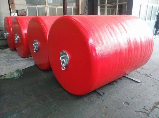 গুণ High Energy Absorption Capacity Foam Filled Fender with Hot Dip Galvanized Flange and 10 Years Using Life for Marine and Dock Protection কারখানা