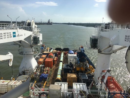 গুণ জাহাজ বার্থিংয়ের জন্য 50 কেপিএ সাবমেরিন স্লিং টাইপ ফেন্ডার ইয়োকোহামা বায়ুসংক্রান্ত রাবার ফেন্ডার কারখানা