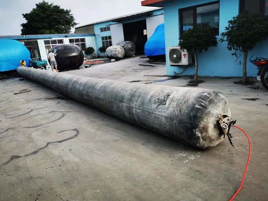 গুণ D15 L12m 8 স্তর জাহাজ মেরিন এয়ারব্যাগ মেরিন রাবার এয়ারব্যাগ চালু করছে কারখানা