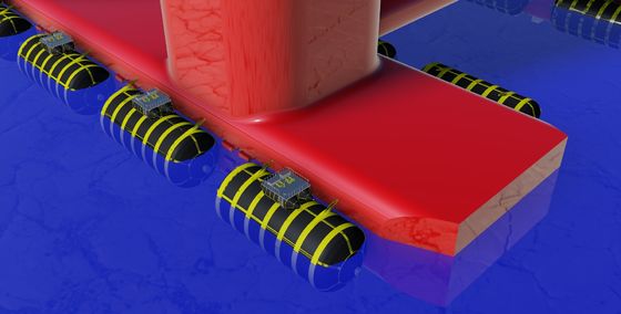 গুণ নিম্নচাপের জাহাজ এয়ারব্যাগ চালু করছে ইনফ্লেটেবল সামুদ্রিক রাবার এয়ারব্যাগ কারখানা