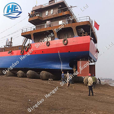 গুণ D15*L20m সামুদ্রিক রাবার এয়ারব্যাগ নৌকা জাহাজ রাবার এয়ারব্যাগ কারখানা