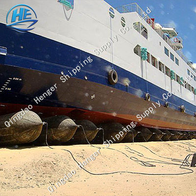 গুণ 0.07 ~ 0.10mpa শিপ বেলুন এয়ারব্যাগ জাহাজ শিপ ড্রাই ডকিং এর জন্য বেলুন চালু করছে কারখানা