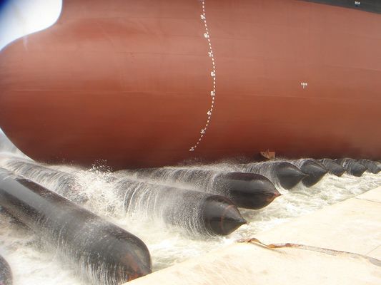 গুণ D15*L20m 0.20Mpa জাহাজ মেরিন এয়ারব্যাগ অপ্টিমাইজড লেআউট চালু করছে কারখানা