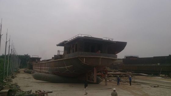 গুণ জাহাজ চালু করার জন্য বায়ুসংক্রান্ত রাবার এয়ার লিফটিং ব্যাগ কারখানা