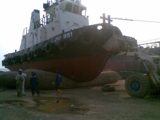 গুণ প্রাকৃতিক রাবার মেরিন ইনফ্ল্যাটেবল রোলার শিপ লঞ্চিং মেরিন এয়ারব্যাগ কারখানা