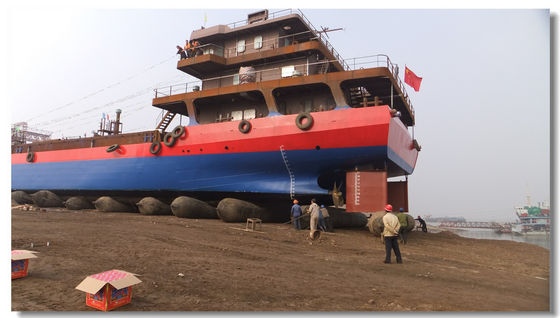 গুণ 250T/M মেরিন স্যালভেজ এয়ারব্যাগ জাহাজ চালু এবং এয়ারব্যাগ উত্তোলন কারখানা