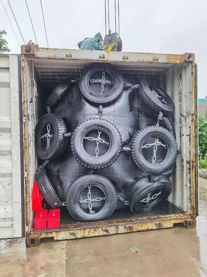 গুণ Ccs সার্টিফিকেশন বায়ুসংক্রান্ত রাবার ফেন্ডার রিব টাইপ ফেন্ডার এবং নেট রোপ টাইপ কারখানা