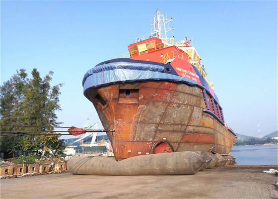 গুণ ভারী শুল্ক মেরিন রাবার এয়ারব্যাগ, একাধিক স্তর এবং জাহাজ চালু ও উদ্ধারকাজের জন্য ০.৮-৩ মিটার ব্যাস কারখানা