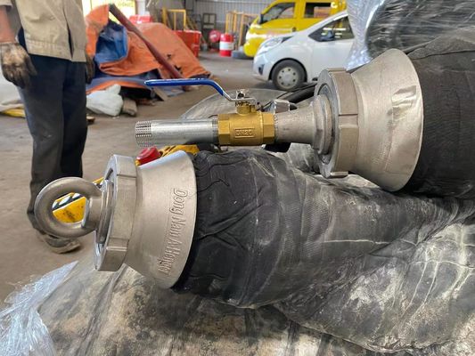 গুণ শিপ লঞ্চিং এবং ল্যান্ডিংয়ের জন্য ISO14409 স্ট্যান্ডার্ড মেরিন রাবার এয়ারব্যাগ কারখানা