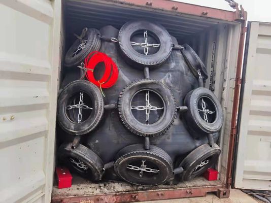 গুণ টায়ার নেট সহ ISO17357 ইয়োকোহামা টাইপ বায়ুসংক্রান্ত রাবার ফেন্ডার কারখানা