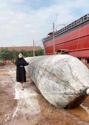 গুণ রাবার শিপ লঞ্চিং মেরিন এয়ারব্যাগ ইনফ্ল্যাটেবল বায়ুসংক্রান্ত ভারী উত্তোলন কারখানা